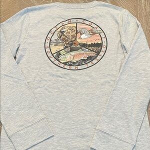 Ocean + Coast Kids Long Sleeve Tee - Gray NWT
